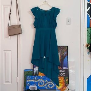Aqua High Low Dress